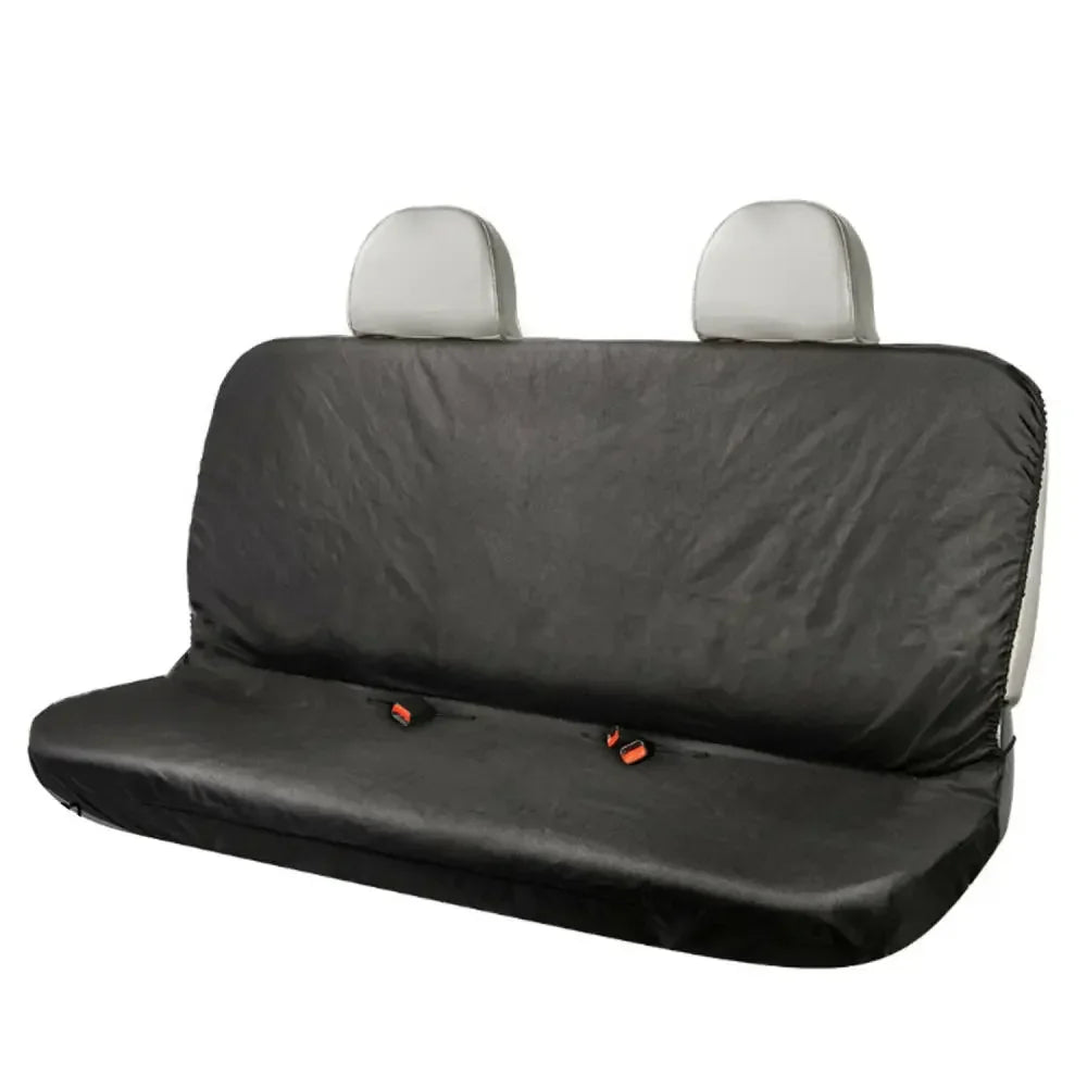 Black Heavy-Duty Waterproof Rear Seat Cover Universal Pet Dog Protector for Cars Back Seat Shield Resistant To Spills Scratches
