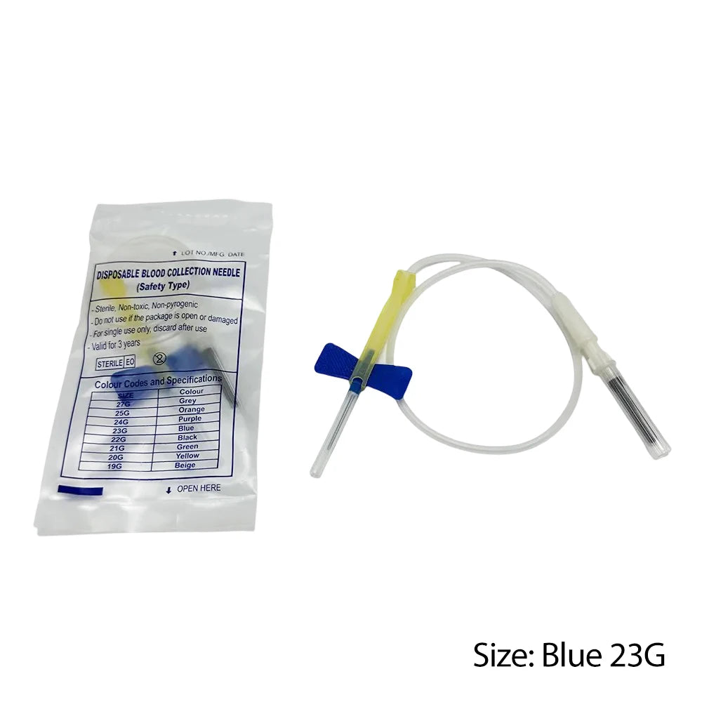 100pcs/lot Disposable Butterfly Blood Collection Needle double wing type Blood Collection Needle Pet Care Room Cat Dogs Animal