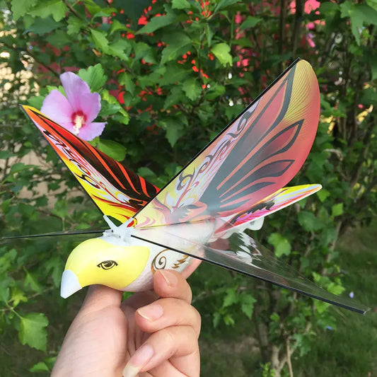 RC Drone Remote Control Flying Bird Sky Bird Electronic Pet Toys With Sound LED Light Best Electric RC Animal Gift For Child