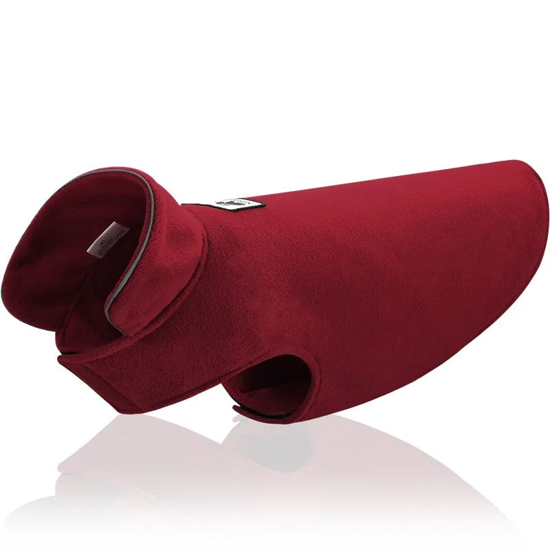 Benepaw Windproof  Warm Fleece Pet Clothing For Small Medium Large Dogs Winter Reflective Leash Hole Puppy Dog Clothes Jacket