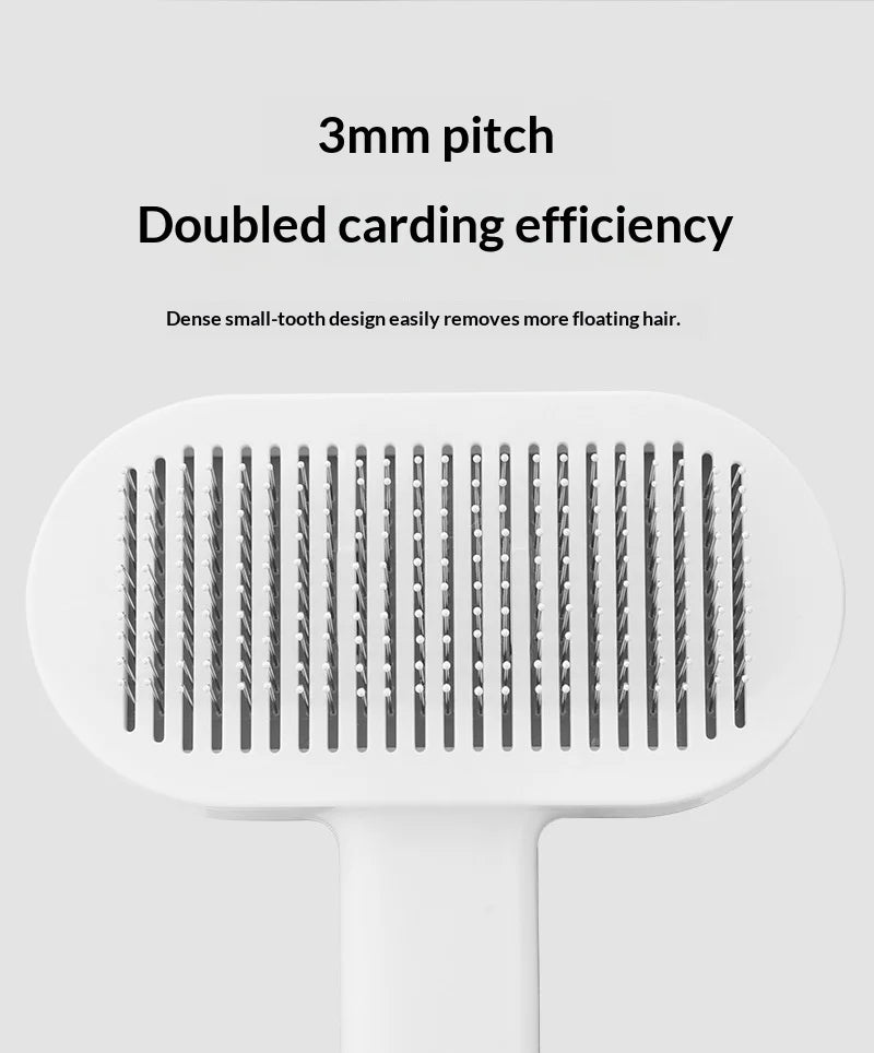 PP Material Pet Comb & Floating Brush with Needle Teeth for Cat Grooming Cleaning Massage-PG001 Pet Supplies