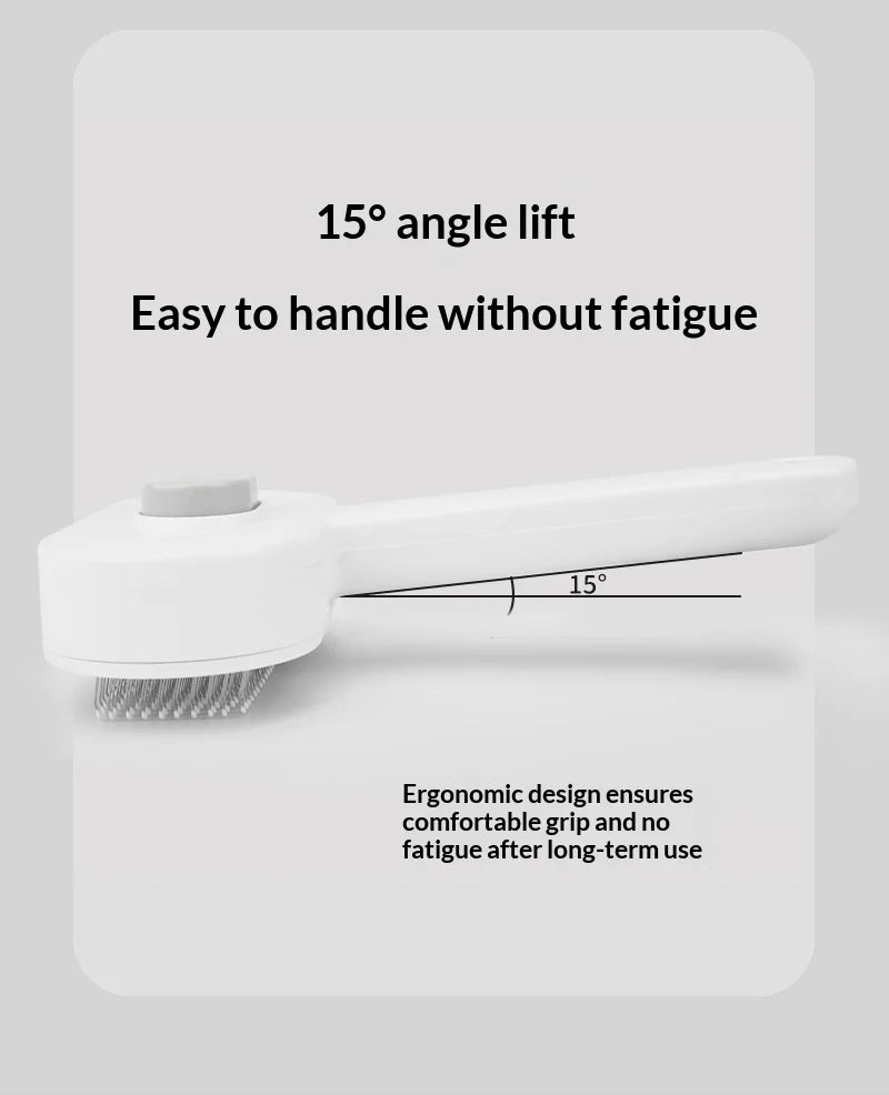 PP Material Pet Comb & Floating Brush with Needle Teeth for Cat Grooming Cleaning Massage-PG001 Pet Supplies