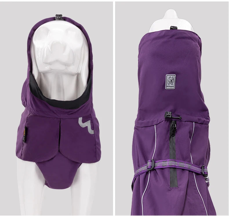 TRUELOVE Pet Clothing Waterproof Windbreaker Detachable Jacket Clothes for Dogs Fashion Patterns Soft Pet Raincoat Coat YG1872