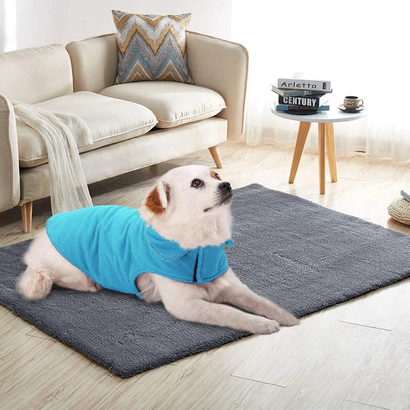 Benepaw Windproof  Warm Fleece Pet Clothing For Small Medium Large Dogs Winter Reflective Leash Hole Puppy Dog Clothes Jacket