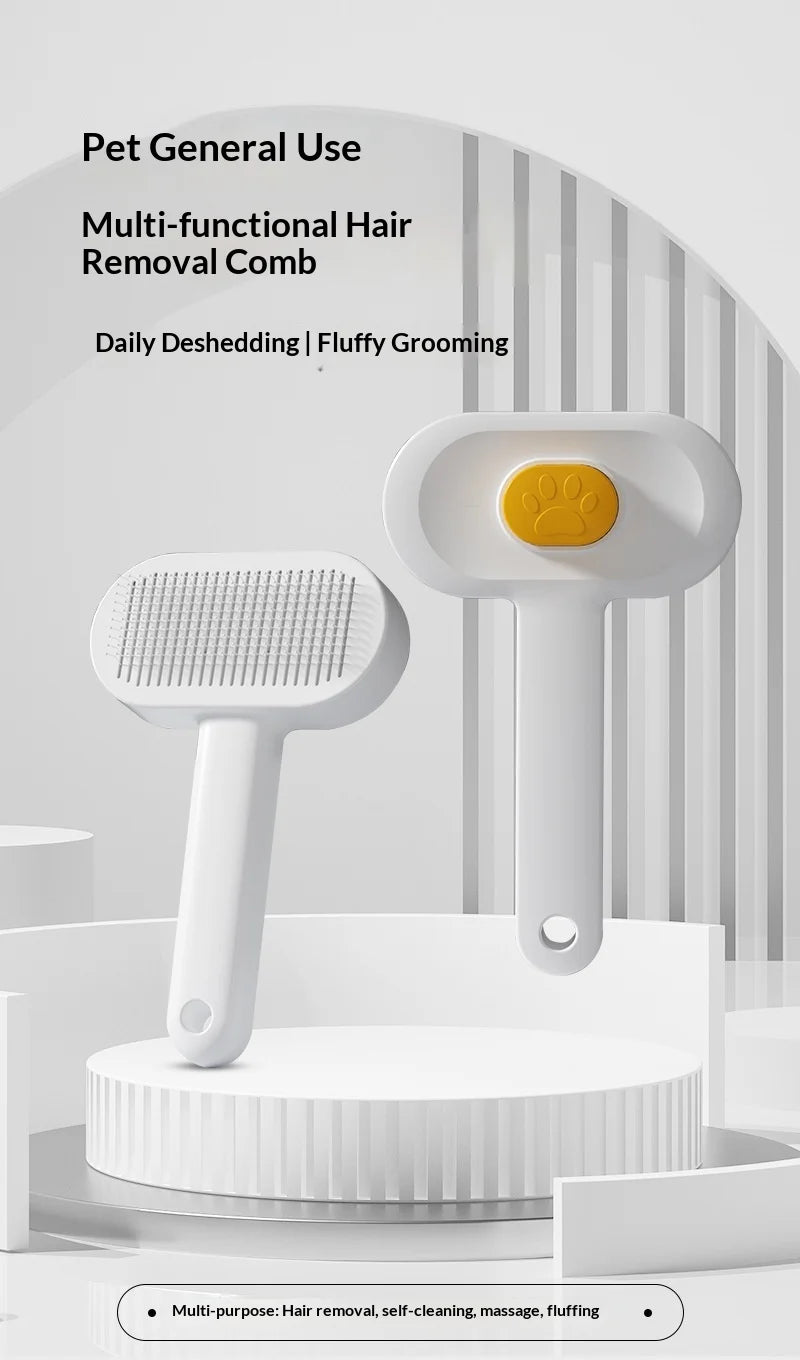 PP Material Pet Comb & Floating Brush with Needle Teeth for Cat Grooming Cleaning Massage-PG001 Pet Supplies