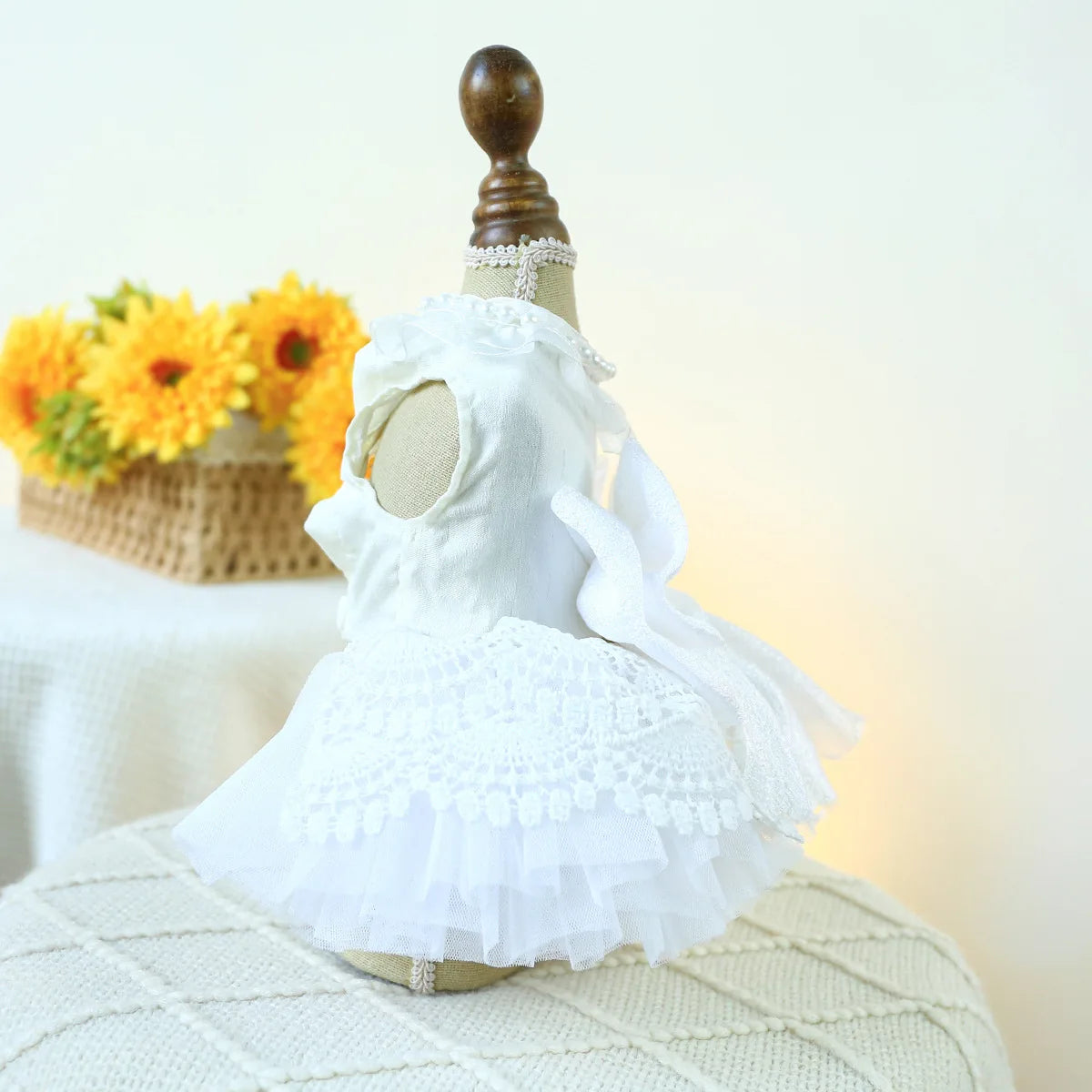 Luxury Princess Cat Wedding Dress Skirt Dog Dresses for Small Dogs Pet Clothing Costume Puppy Supplies Skirt ropa para perros