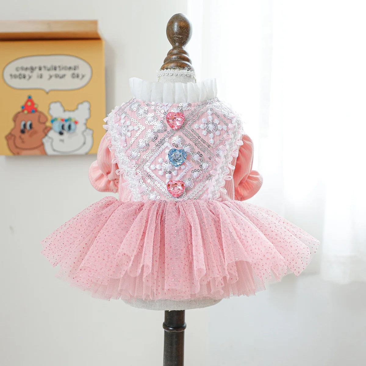 Luxury Princess Cat Wedding Dress Skirt Dog Dresses for Small Dogs Pet Clothing Costume Puppy Supplies Skirt ropa para perros