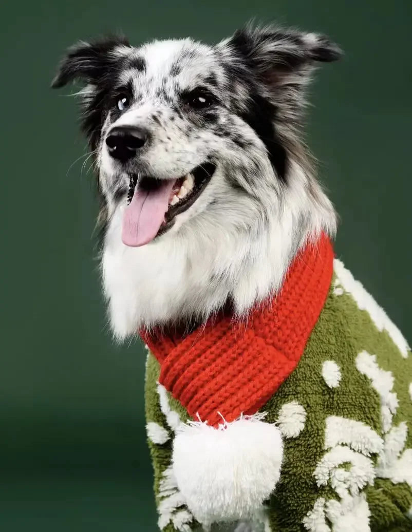 Christmas Dog Coat Hoodie Pet Clothing Winter Petwear for Small Big Large Dogs Poodle Border Collie Golden Retriever 9XL Sizes