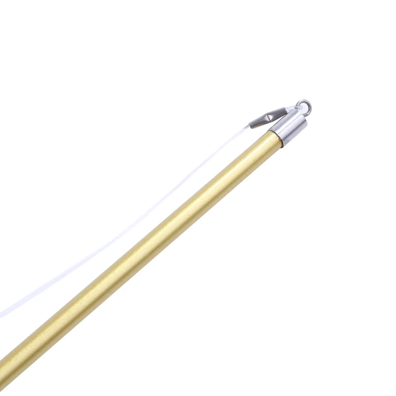 Pet Cat Toy Super Long Three Section Telescopic Rod Cat Teaser Stick Feather Replacement Head Cat Teaser Supplies New