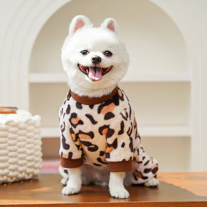 Pet Dog Clothes Soft Warm Fleece Dogs Jumpsuits Pet Clothing for Small Dogs Puppy Cats Clothes Chihuahua Yorkshire Costume Coat