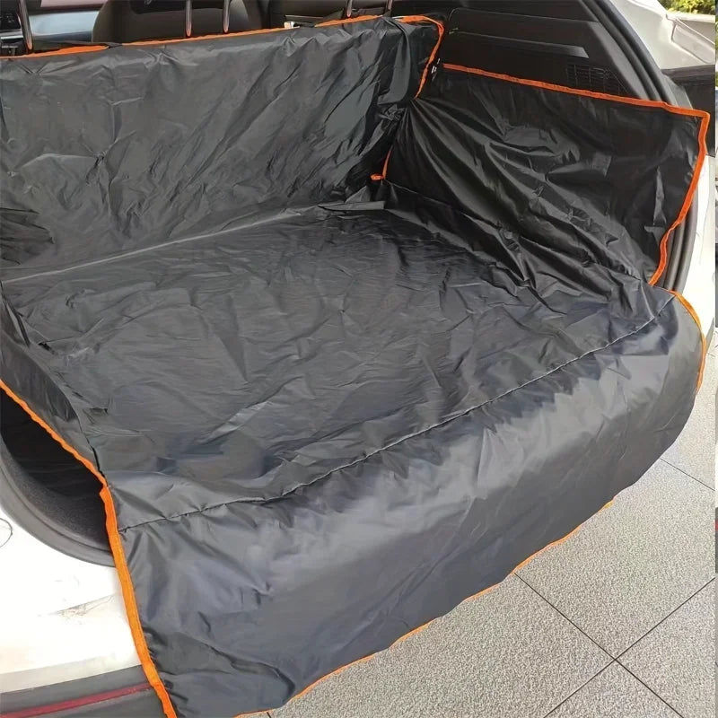 Pet Dog Car Rear Seat Cover Anti-Scratch Cushion Mat Waterproof Cargo Liner Protector Pad For Camping Trip