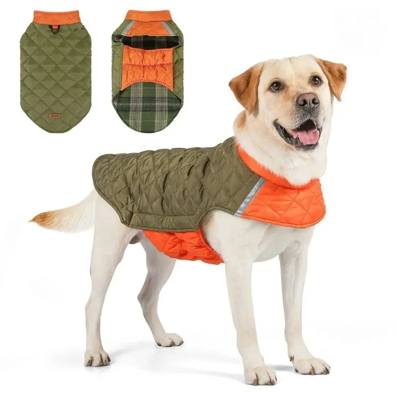 Xs-4XL Winter Warm Dog Jacket Coat Reflective Waterproof Windproof Lightweight Pet Clothing Jackets for Small Medium Large Dogs