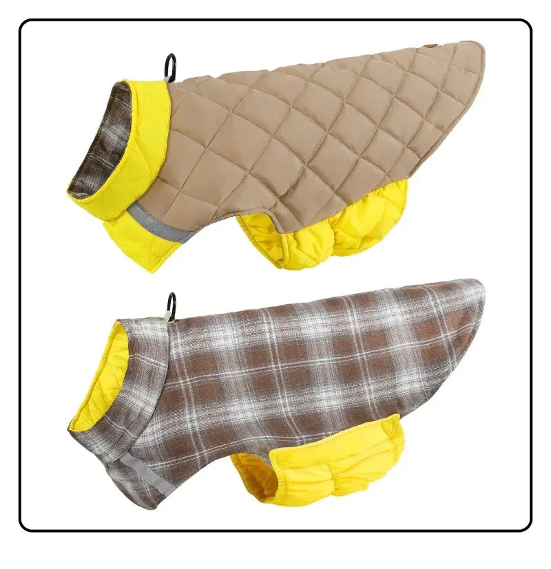 Xs-4XL Winter Warm Dog Jacket Coat Reflective Waterproof Windproof Lightweight Pet Clothing Jackets for Small Medium Large Dogs