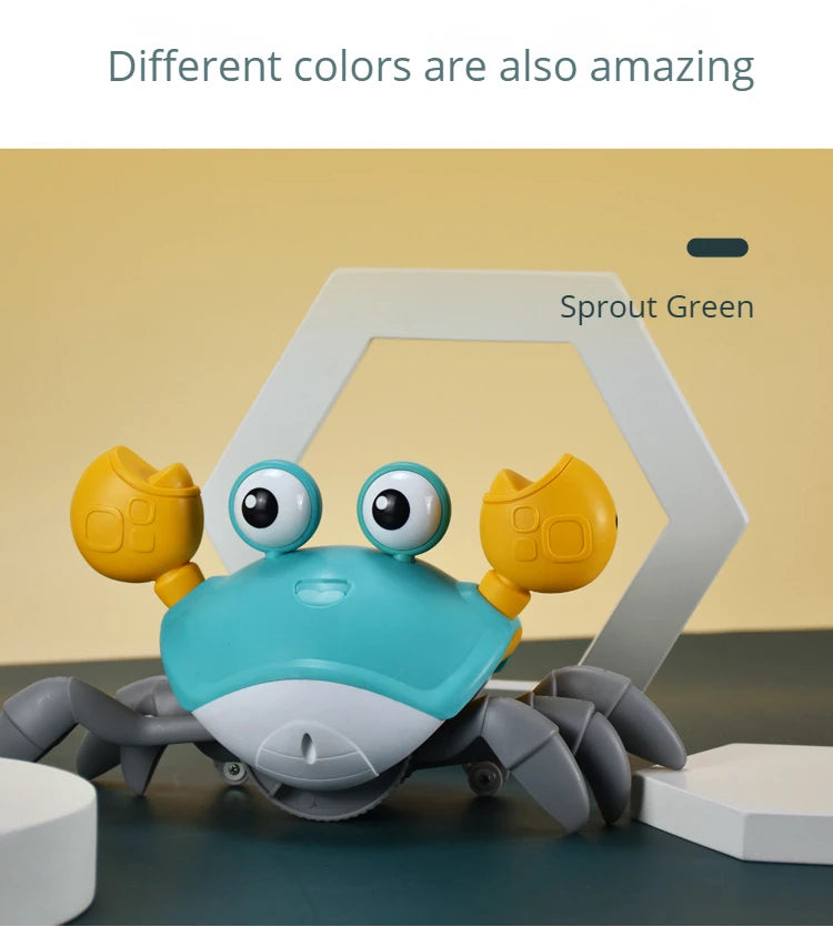 Children's Induction Escape Crab Crab Crawl Electronic Pet Toys Baby Music Early Education Mobile Toys Free Delivery
