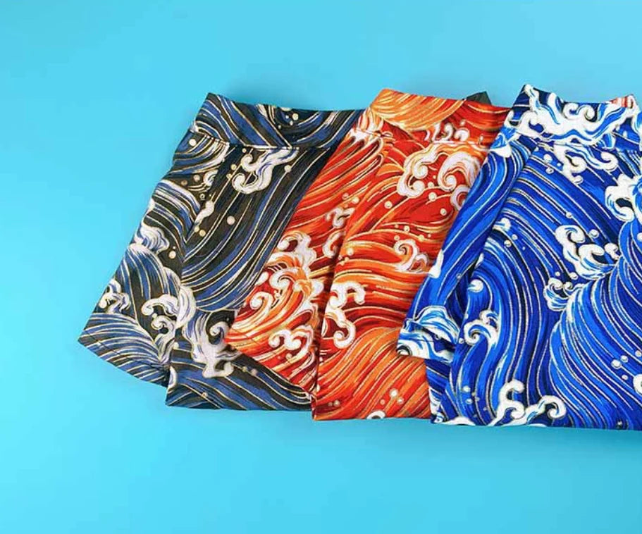 Japanese Style Pet Kimono Spring Summer Clothes for Cats And Dogs Small to Medium Size Shiba Inu Corgi Puppy Costume Outfit