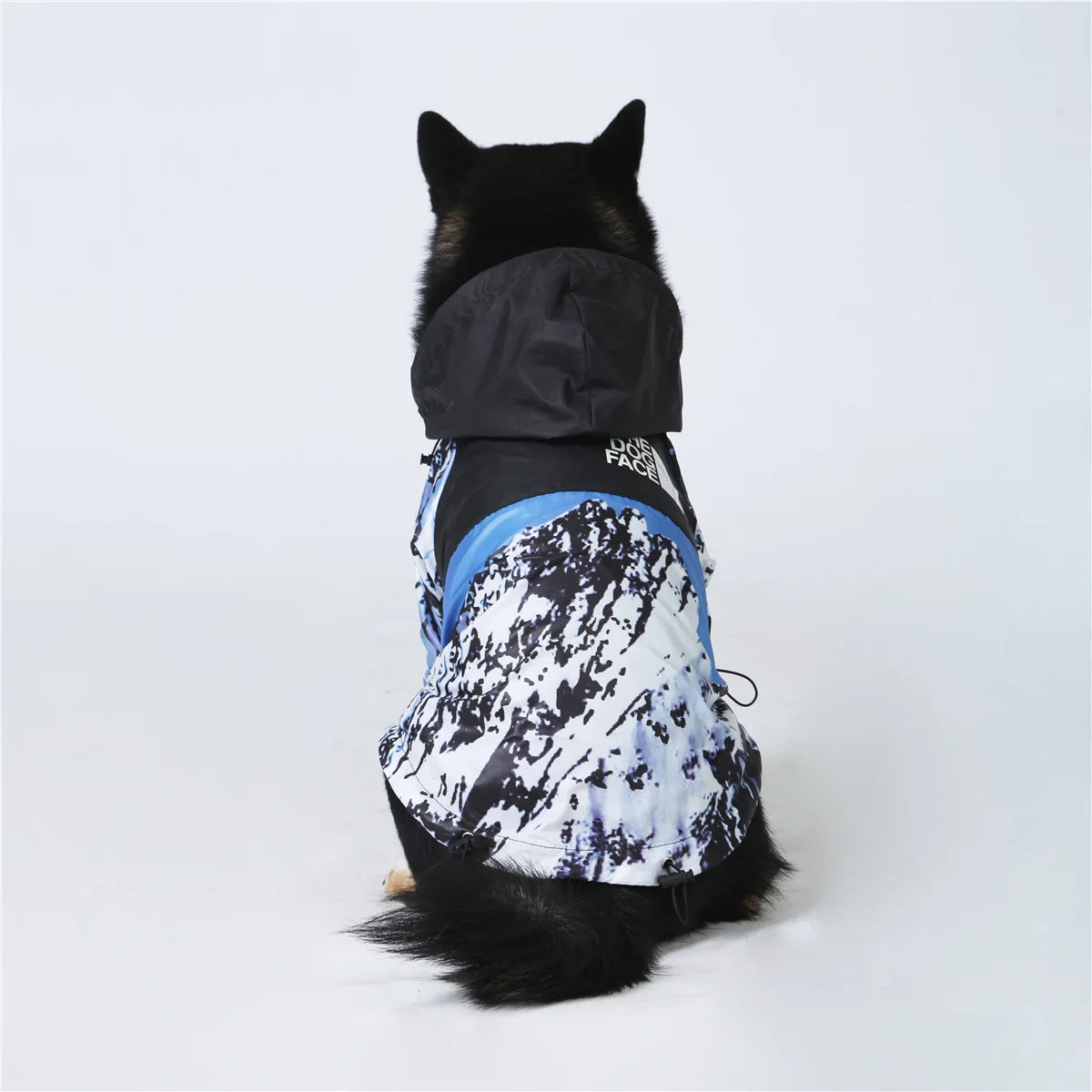 Luxury Designer Dog Clothes S-5XL Teddy French Bull Pitbull Dog Jacket Waterproof Rain Coat Pet Clothing