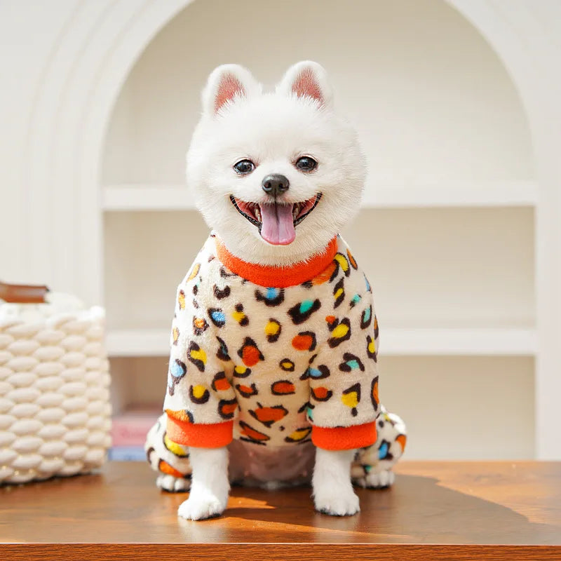 Pet Dog Clothes Soft Warm Fleece Dogs Jumpsuits Pet Clothing for Small Dogs Puppy Cats Clothes Chihuahua Yorkshire Costume Coat