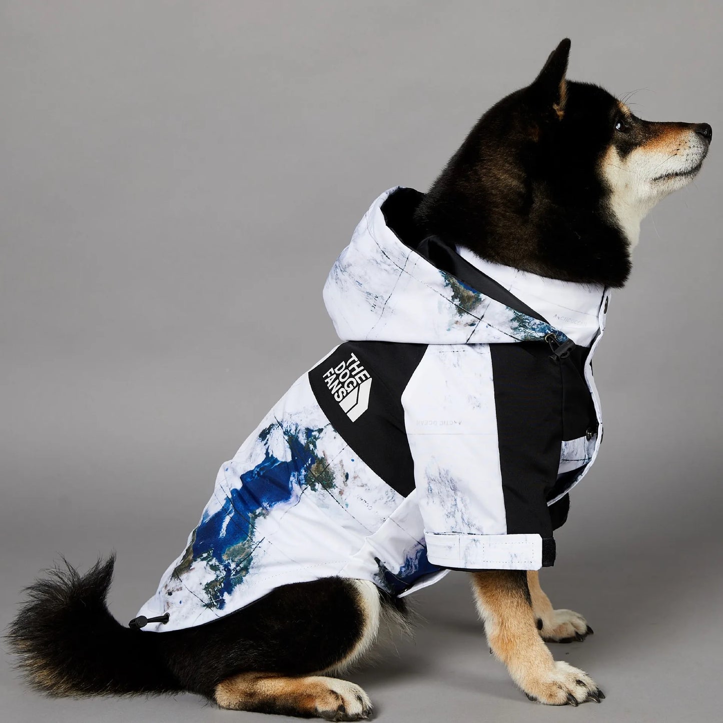 The Dog Fans Fashion Dog JackeT Outdoor Pet Clothing XS-5XL Medium Large Dog Rain Coat Puppy Waterproof Jacket