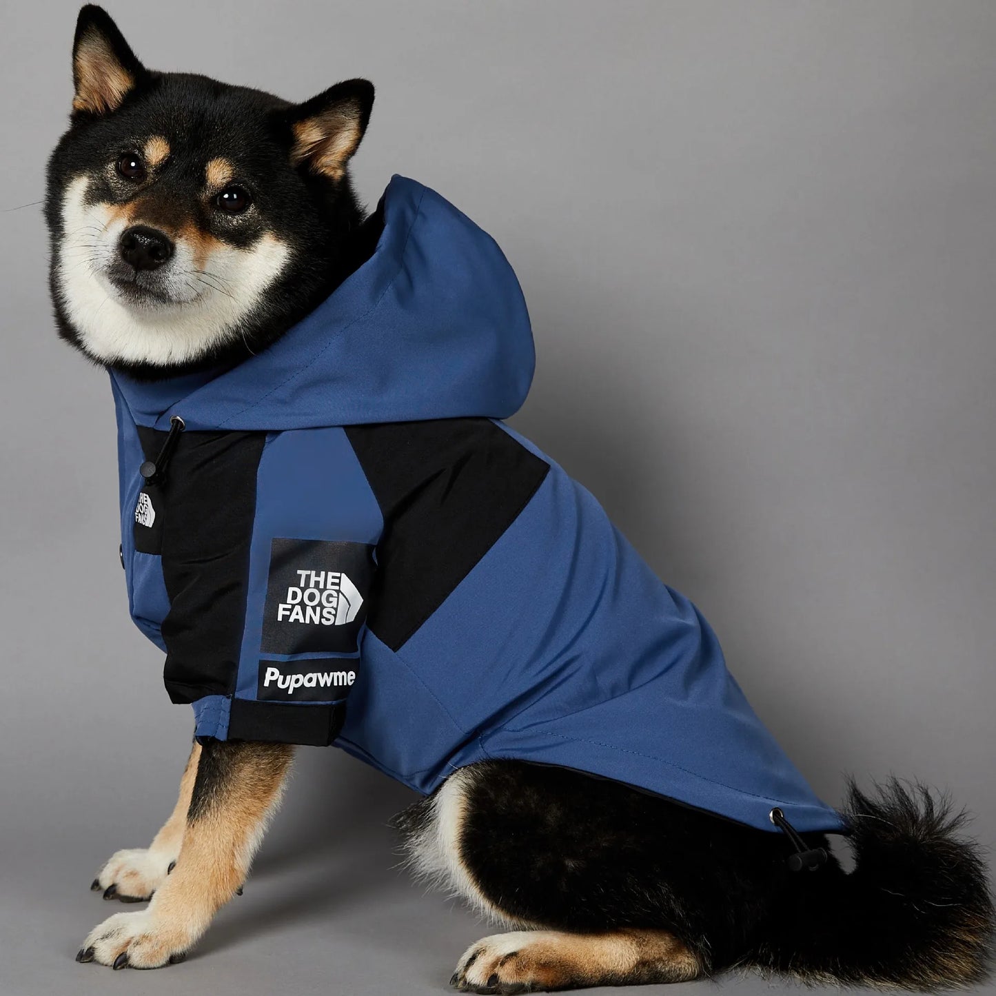 The Dog Fans Fashion Dog JackeT Outdoor Pet Clothing XS-5XL Medium Large Dog Rain Coat Puppy Waterproof Jacket