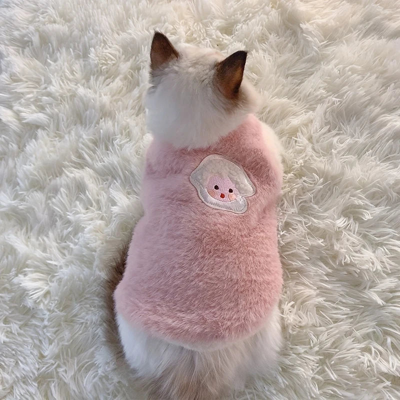 Warm Winter & Cooling Pet Clothing | Cat & Dog Sweater Vests for Small Kittens - Pet Accessories