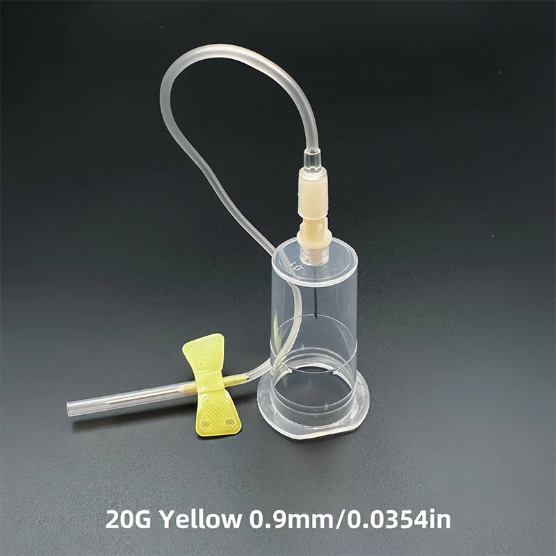 50pcs/lot Disposable Butterfly Blood Collection Needle double wing type Blood Collection Needle Pet Care Room Cat Dogs Animal