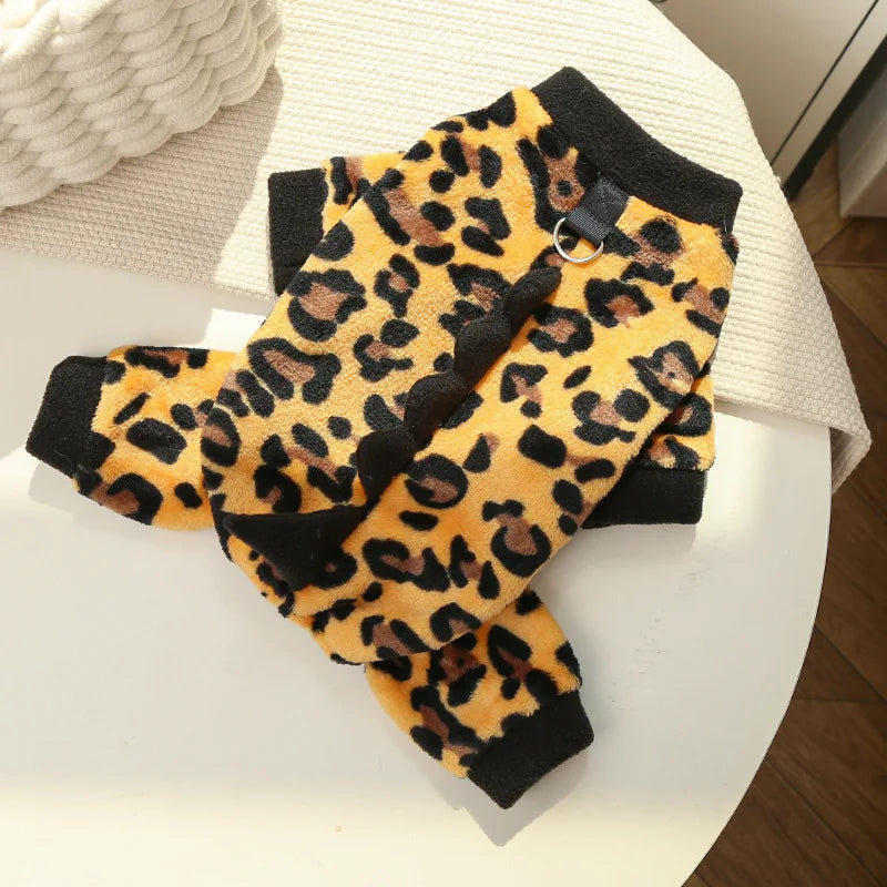 Pet Dog Clothes Soft Warm Fleece Dogs Jumpsuits Pet Clothing for Small Dogs Puppy Cats Clothes Chihuahua Yorkshire Costume Coat