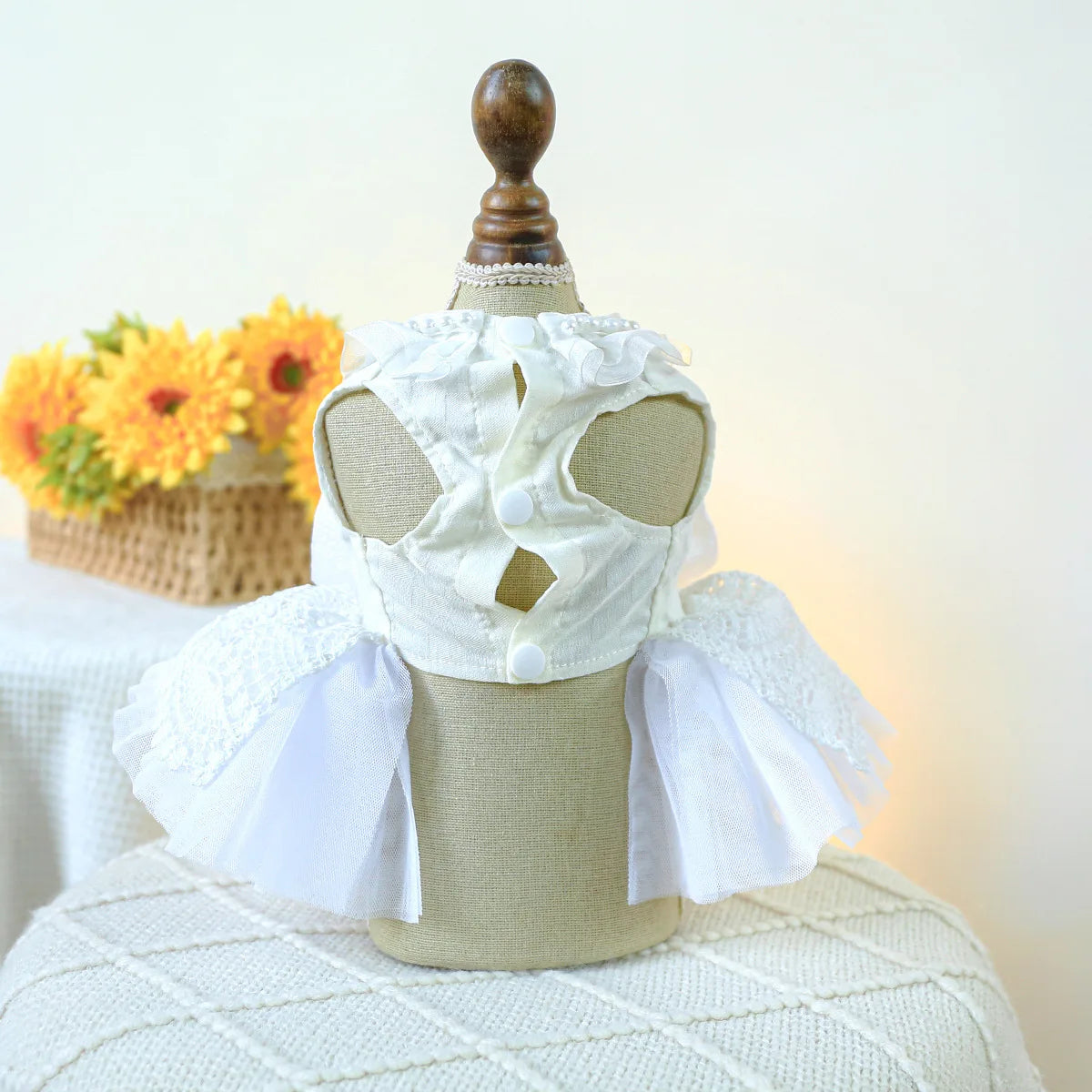 Luxury Princess Cat Wedding Dress Skirt Dog Dresses for Small Dogs Pet Clothing Costume Puppy Supplies Skirt ropa para perros