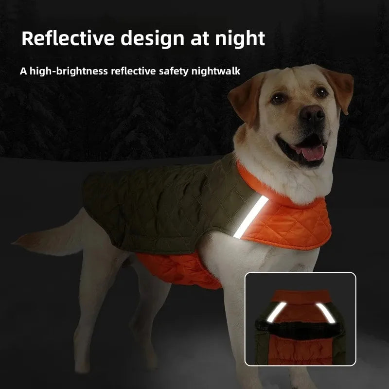 Xs-4XL Winter Warm Dog Jacket Coat Reflective Waterproof Windproof Lightweight Pet Clothing Jackets for Small Medium Large Dogs