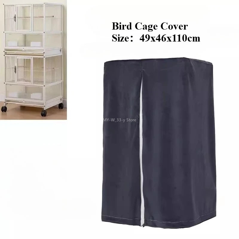 Bird Cage Cover Sunshade Breathable and Splashproof Large Bird Cage Cover Parrot Cage Shading Protective Products Bird Supplies