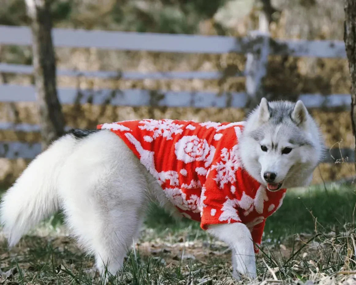 Christmas Dog Coat Hoodie Pet Clothing Winter Petwear for Small Big Large Dogs Poodle Border Collie Golden Retriever 9XL Sizes