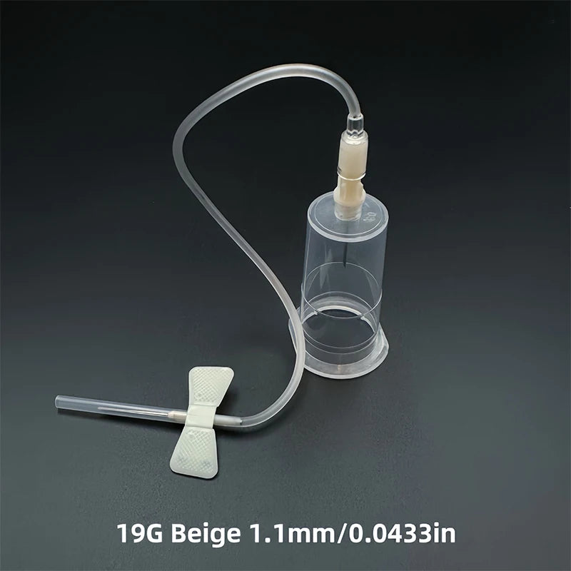 50pcs/lot Disposable Butterfly Blood Collection Needle double wing type Blood Collection Needle Pet Care Room Cat Dogs Animal