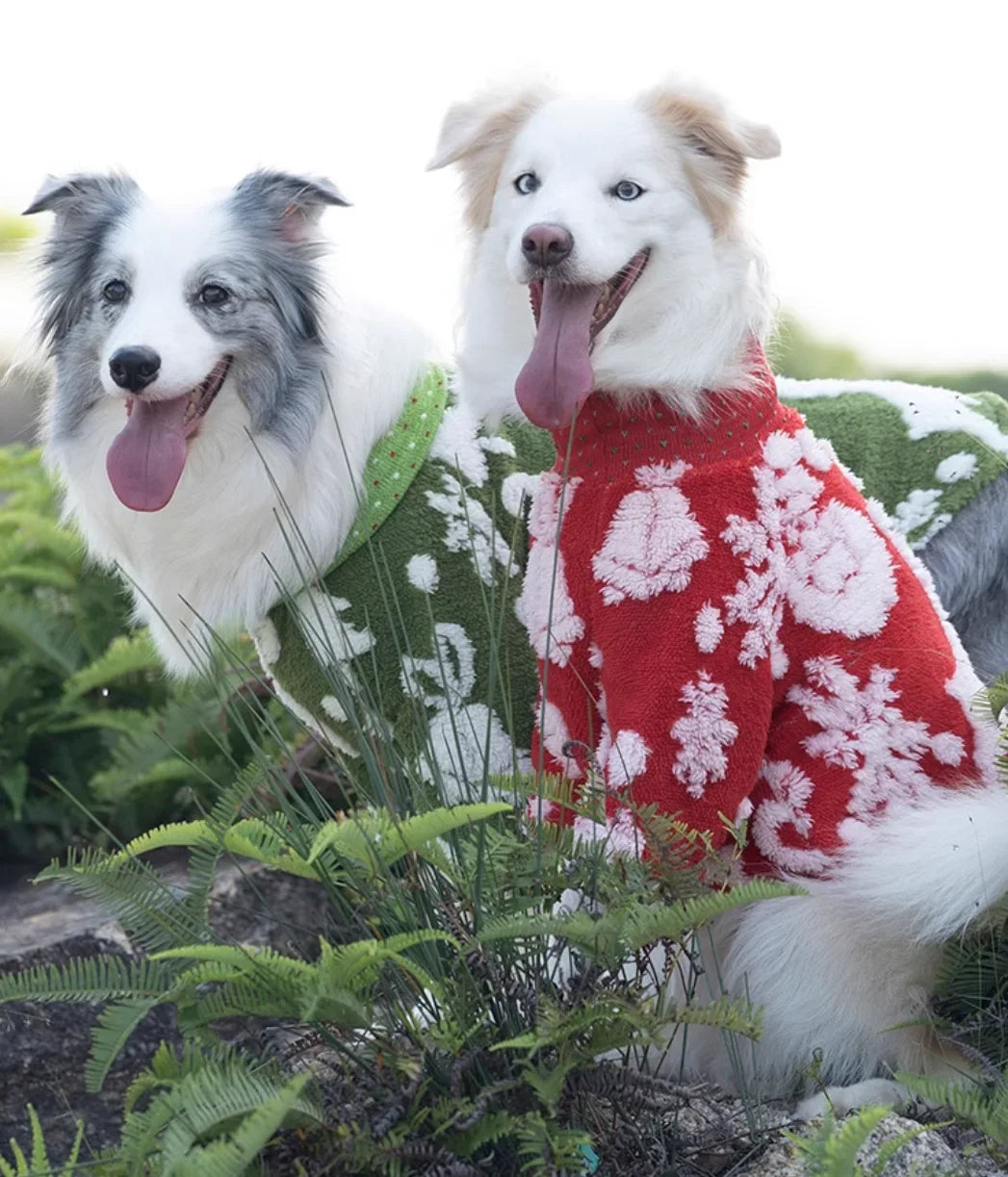Christmas Dog Coat Hoodie Pet Clothing Winter Petwear for Small Big Large Dogs Poodle Border Collie Golden Retriever 9XL Sizes