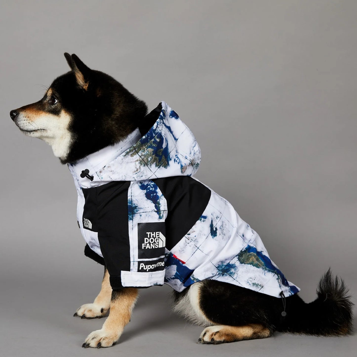 The Dog Fans Fashion Dog JackeT Outdoor Pet Clothing XS-5XL Medium Large Dog Rain Coat Puppy Waterproof Jacket