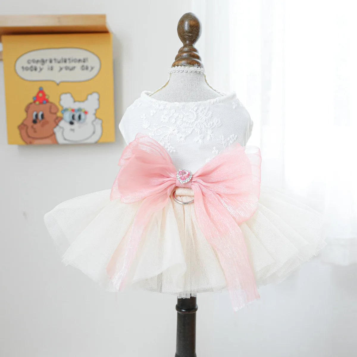 Luxury Princess Cat Wedding Dress Skirt Dog Dresses for Small Dogs Pet Clothing Costume Puppy Supplies Skirt ropa para perros