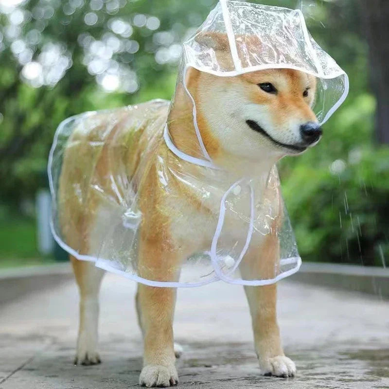 XS/8XL Pet Raincoat Transparent Dog Raincoat Waterproof and Windproof Pet Clothing Large Dog Pet Dog Dog Costume