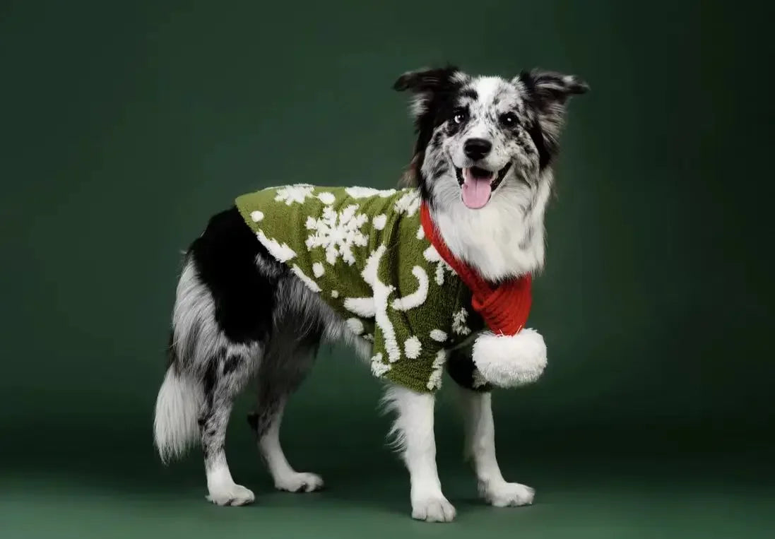 Christmas Dog Coat Hoodie Pet Clothing Winter Petwear for Small Big Large Dogs Poodle Border Collie Golden Retriever 9XL Sizes