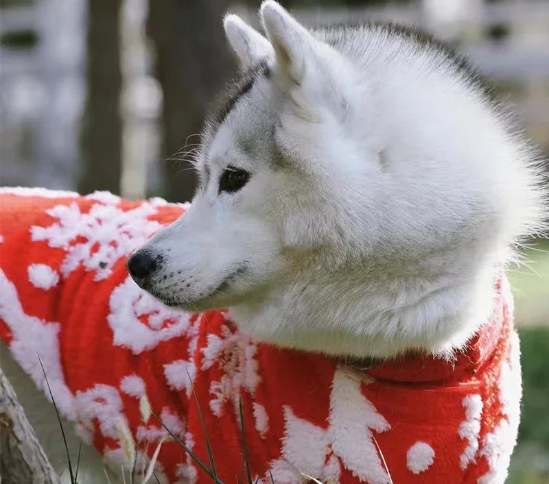 Christmas Dog Coat Hoodie Pet Clothing Winter Petwear for Small Big Large Dogs Poodle Border Collie Golden Retriever 9XL Sizes