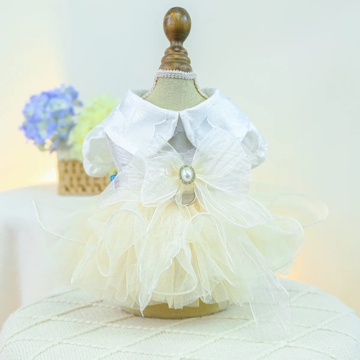 Luxury Princess Cat Wedding Dress Skirt Dog Dresses for Small Dogs Pet Clothing Costume Puppy Supplies Skirt ropa para perros