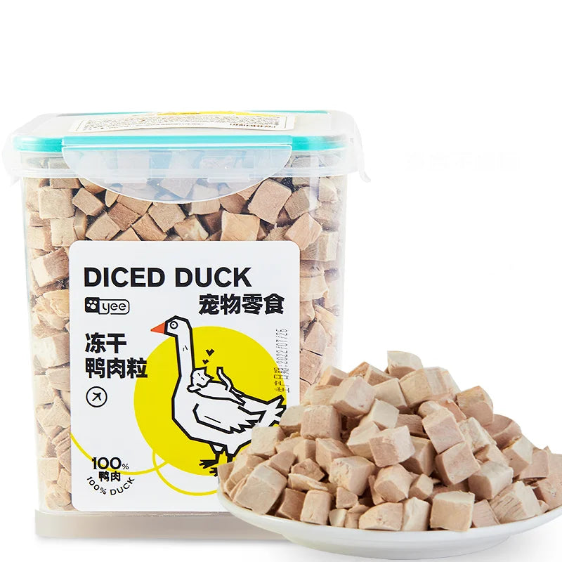 Freeze-dried Chicken Pellets 500g Bucket Freeze-Dried Cat Factory Wholesale Price Pet Treats 0 Added High Protein Pet Food