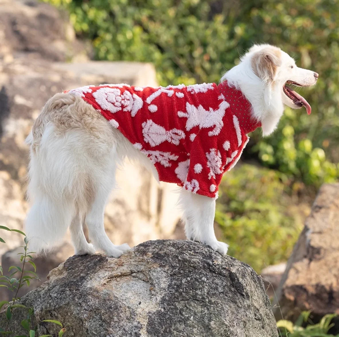 Christmas Dog Coat Hoodie Pet Clothing Winter Petwear for Small Big Large Dogs Poodle Border Collie Golden Retriever 9XL Sizes