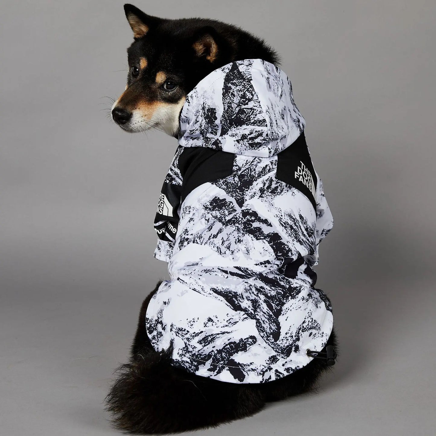 The Dog Fans Fashion Dog JackeT Outdoor Pet Clothing XS-5XL Medium Large Dog Rain Coat Puppy Waterproof Jacket
