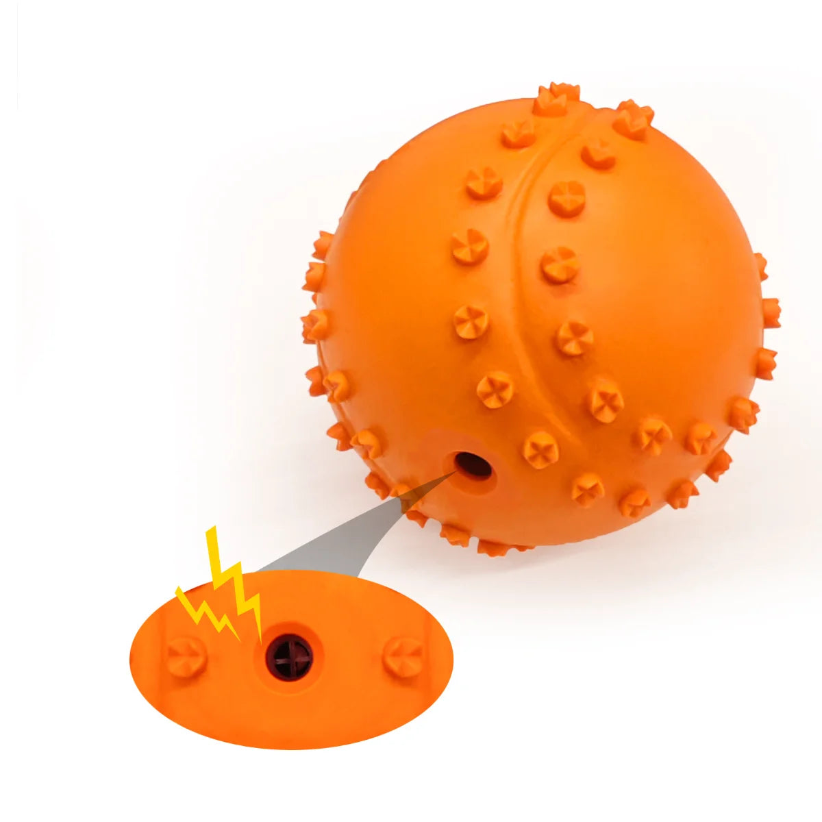 ATUBAN Dog Interactive Toys 2in1 Dog Plush Squeaky Small Balls Pet Toys Halloween Xmas for Small Medium Large Dogs,Blue Monster