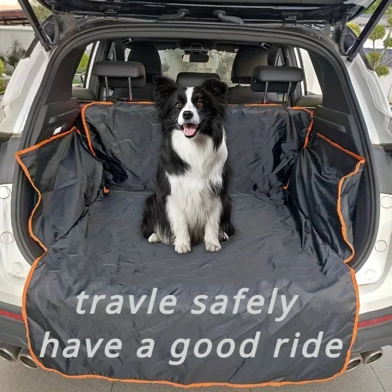 Pet Dog Car Rear Seat Cover Anti-Scratch Cushion Mat Waterproof Cargo Liner Protector Pad For Camping Trip