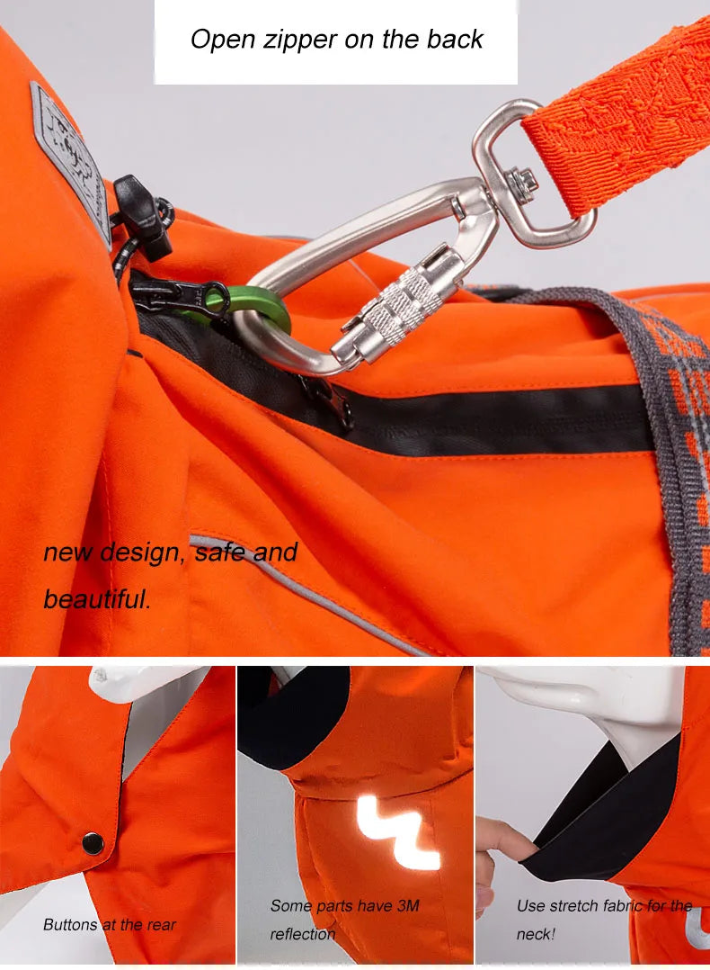 TRUELOVE Pet Clothing Waterproof Windbreaker Detachable Jacket Clothes for Dogs Fashion Patterns Soft Pet Raincoat Coat YG1872