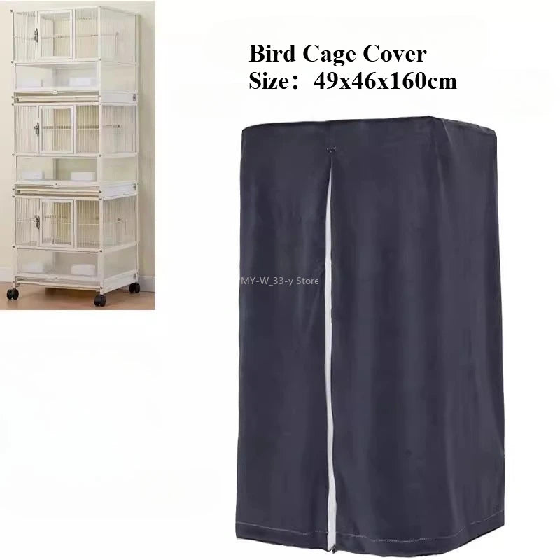 Bird Cage Cover Sunshade Breathable and Splashproof Large Bird Cage Cover Parrot Cage Shading Protective Products Bird Supplies