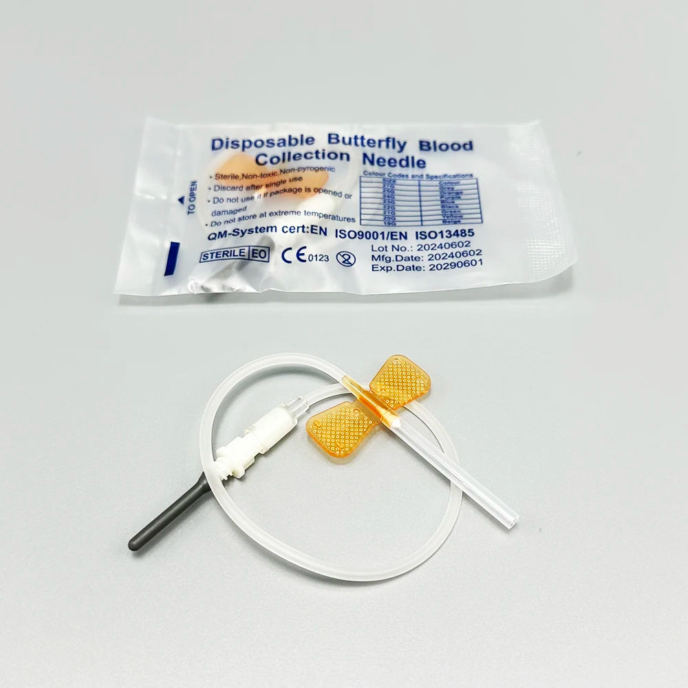 50PCS Disposable Double Wing Butterfly Blood Collection Needles for Cats Dogs Animal Care Pet Care Room