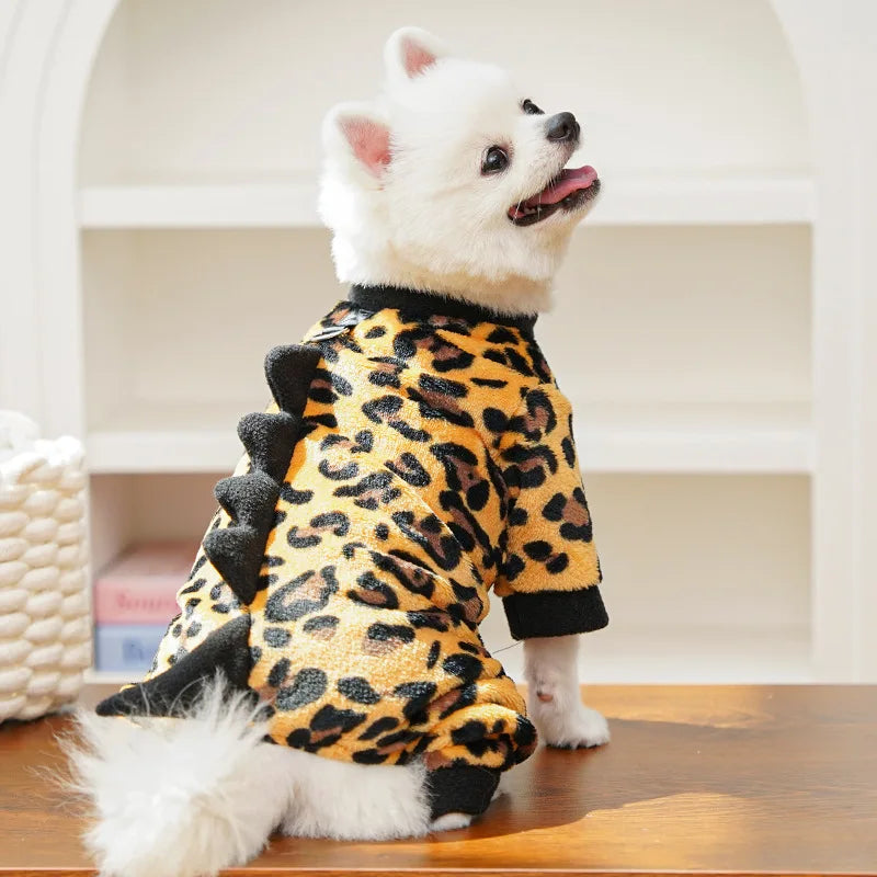 Pet Dog Clothes Soft Warm Fleece Dogs Jumpsuits Pet Clothing for Small Dogs Puppy Cats Clothes Chihuahua Yorkshire Costume Coat