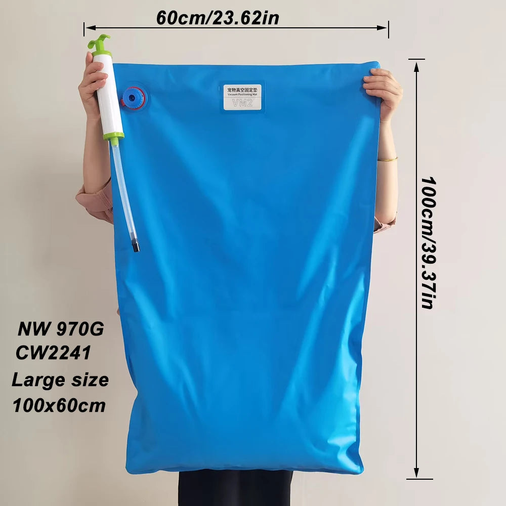 Animal Surgical Accessories Pet Vacuum Positioning Mat Small Veterinary Examination Pad Pet Care Room 100x60cm 60x40cm