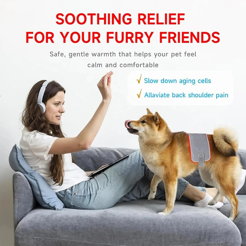 Pet Care Home Use Infrared Red Light Therapy Belt Wrap for Dogs Cats