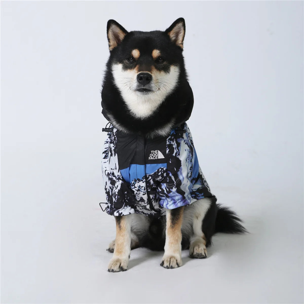 Luxury Designer Dog Clothes S-5XL Teddy French Bull Pitbull Dog Jacket Waterproof Rain Coat Pet Clothing